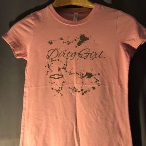 Chevy Dirty Girl T Shirt